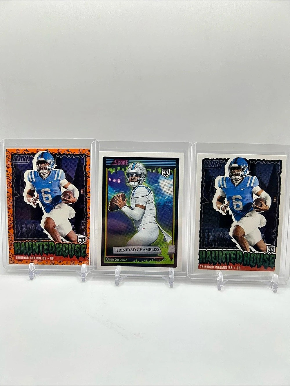 Trinidad Chambliss 2026 Panini Score A Treat Football 3-Card Set 🏈🎃